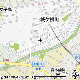 愛知県瀬戸市城ケ根町23周辺の地図