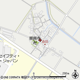 金田町草の根ハウス周辺の地図