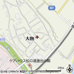 滋賀県大津市大物672-7周辺の地図