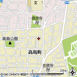 愛知県名古屋市守山区高島町128-2周辺の地図