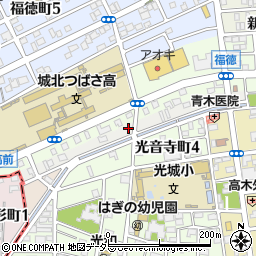 愛知県名古屋市北区野方通1丁目20周辺の地図