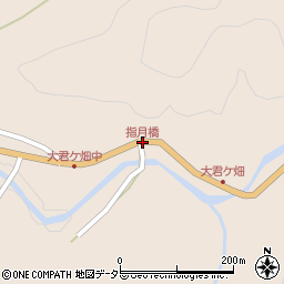 指月橋周辺の地図