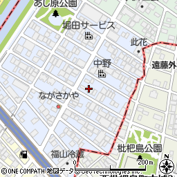 愛知県名古屋市西区あし原町75周辺の地図