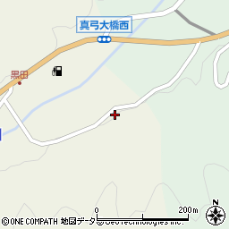 愛知県豊田市黒田町萩平周辺の地図