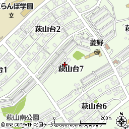 県営萩山台住宅７丁目３番周辺の地図