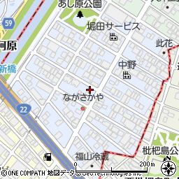 愛知県名古屋市西区あし原町216周辺の地図