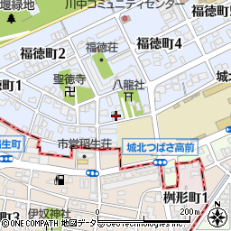 愛知県名古屋市北区福徳町3丁目5周辺の地図