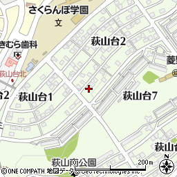 愛知県瀬戸市萩山台2丁目145周辺の地図