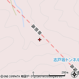 志戸坂トンネル周辺の地図