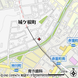 愛知県瀬戸市城ケ根町6周辺の地図