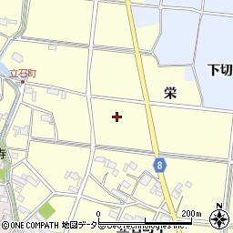 愛知県愛西市立石町周辺の地図