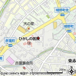 愛知県瀬戸市赤重町周辺の地図