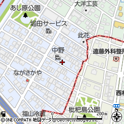 愛知県名古屋市西区あし原町99-2周辺の地図