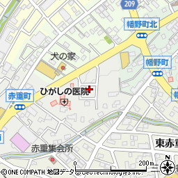 愛知県瀬戸市赤重町16周辺の地図