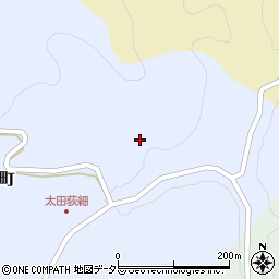 愛知県豊田市太田町小羽祢周辺の地図