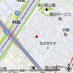 愛知県名古屋市西区あし原町287周辺の地図