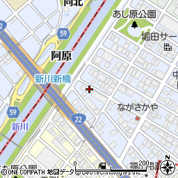 愛知県名古屋市西区あし原町280周辺の地図
