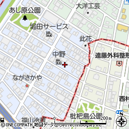 愛知県名古屋市西区あし原町99周辺の地図