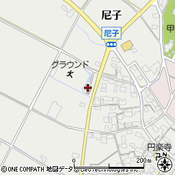 平成の尼子館周辺の地図