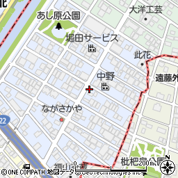 愛知県名古屋市西区あし原町94周辺の地図