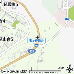愛知県瀬戸市宝ケ丘町12周辺の地図