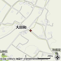 千葉県富津市大田和周辺の地図