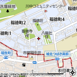 愛知県名古屋市北区福徳町3丁目3周辺の地図