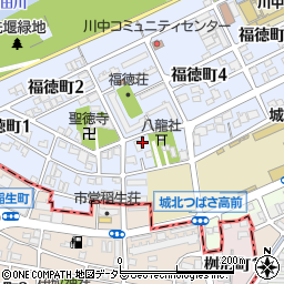 愛知県名古屋市北区福徳町3丁目7周辺の地図