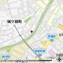 愛知県瀬戸市城ケ根町5周辺の地図