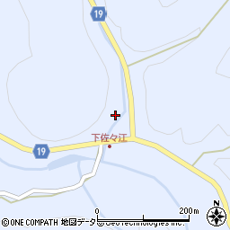 京都府南丹市日吉町佐々江西角周辺の地図