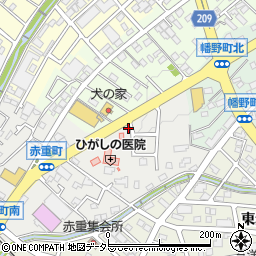 愛知県瀬戸市赤重町16-7周辺の地図