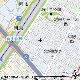 愛知県名古屋市西区あし原町290周辺の地図