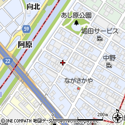 愛知県名古屋市西区あし原町289周辺の地図