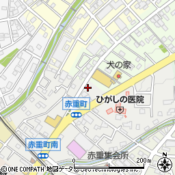 愛知県瀬戸市赤重町1周辺の地図