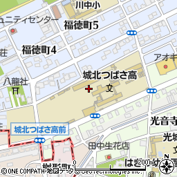 愛知県名古屋市北区福徳町（長直）周辺の地図