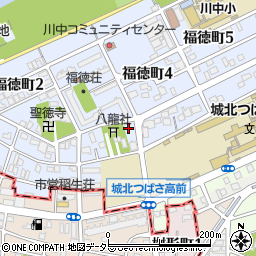 愛知県名古屋市北区福徳町3丁目10周辺の地図
