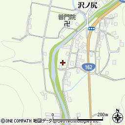 京都府京都市右京区京北上弓削町西中筋周辺の地図