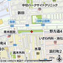 愛知県名古屋市北区野方通3丁目周辺の地図