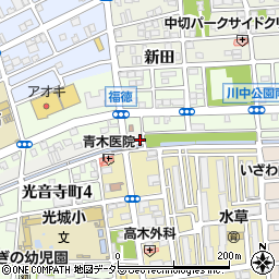 愛知県名古屋市北区野方通周辺の地図