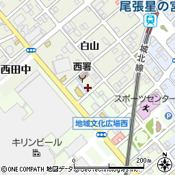 愛知県清須市寺野美鈴周辺の地図