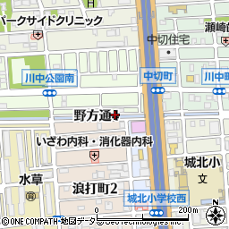愛知県名古屋市北区野方通4丁目周辺の地図