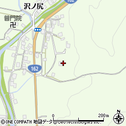 京都府京都市右京区京北上弓削町（岩ケ鼻）周辺の地図