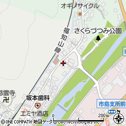 兵庫県丹波市市島町市島396-2周辺の地図