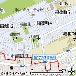 愛知県名古屋市北区福徳町3丁目11周辺の地図