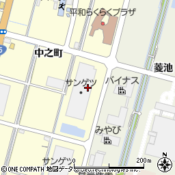 愛知県稲沢市平和町横池三番割周辺の地図