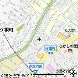 愛知県瀬戸市赤重町68-17周辺の地図