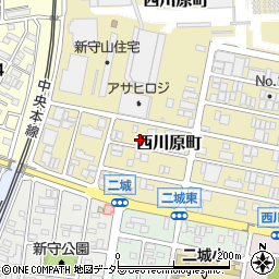 愛知県名古屋市守山区西川原町90周辺の地図