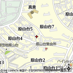 愛知県瀬戸市原山台周辺の地図