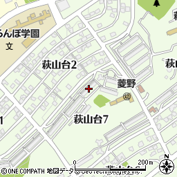 県営萩山台住宅７丁目４番周辺の地図