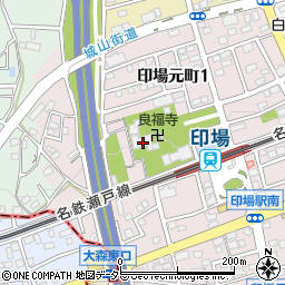 良福寺会館周辺の地図